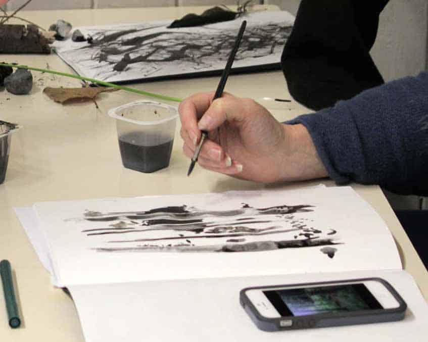 drawing from life or from your phone